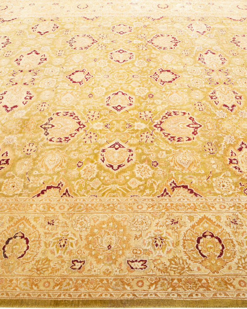 Mogul, One-of-a-Kind Hand-Knotted Area Rug Green, 8' 2" x 10' 1"