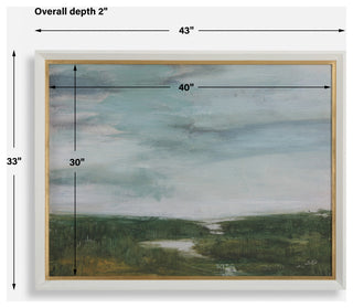 Uttermost The Path Of The Water Framed Print