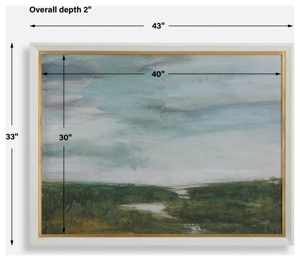 Uttermost The Path Of The Water Framed Print