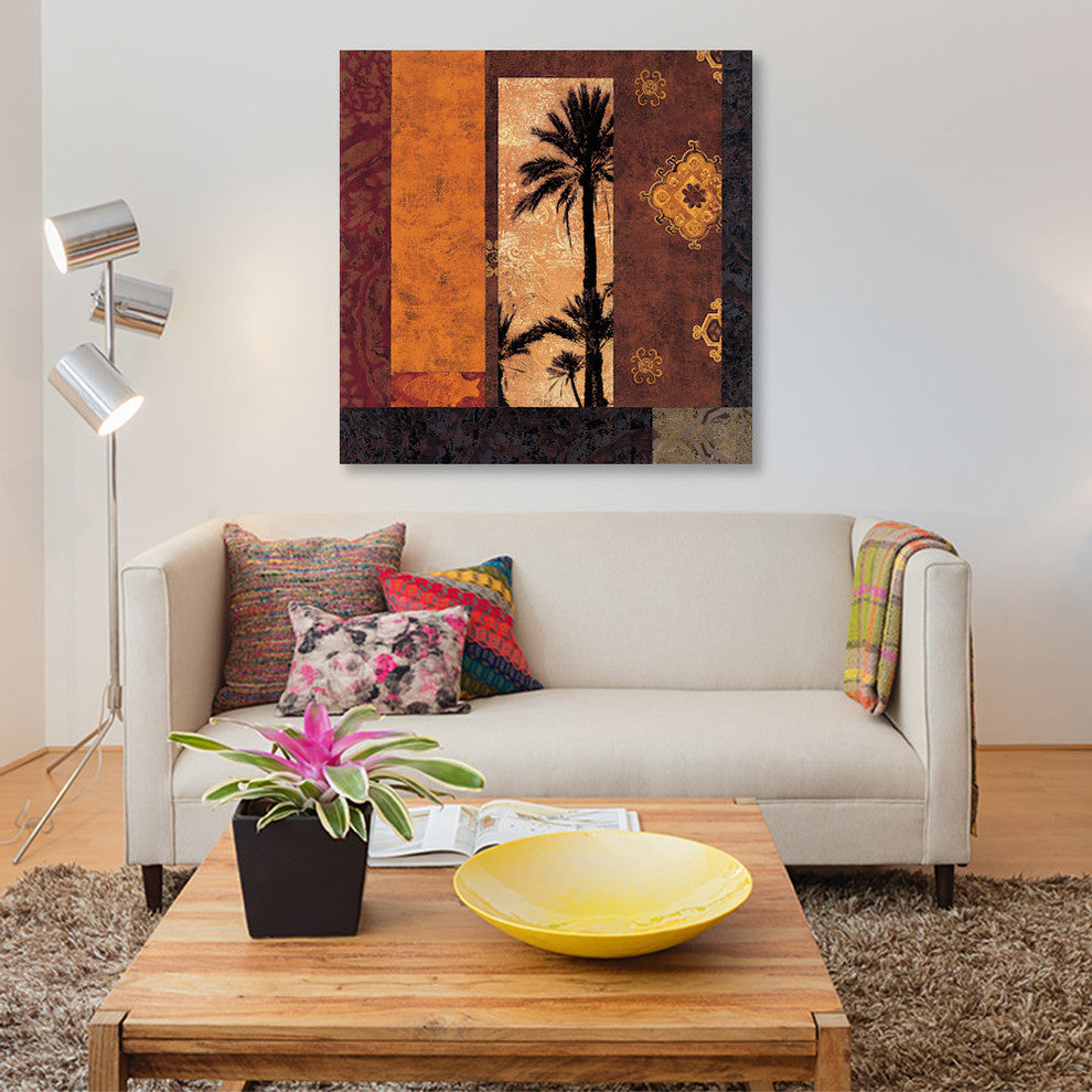 "Moroccan Nights II" by Chris Donovan, Canvas Print, 37"x37"