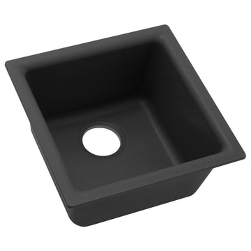 Elkay ELG1616 Quartz Classic 15-3/4" Undermount Single Basin - Black
