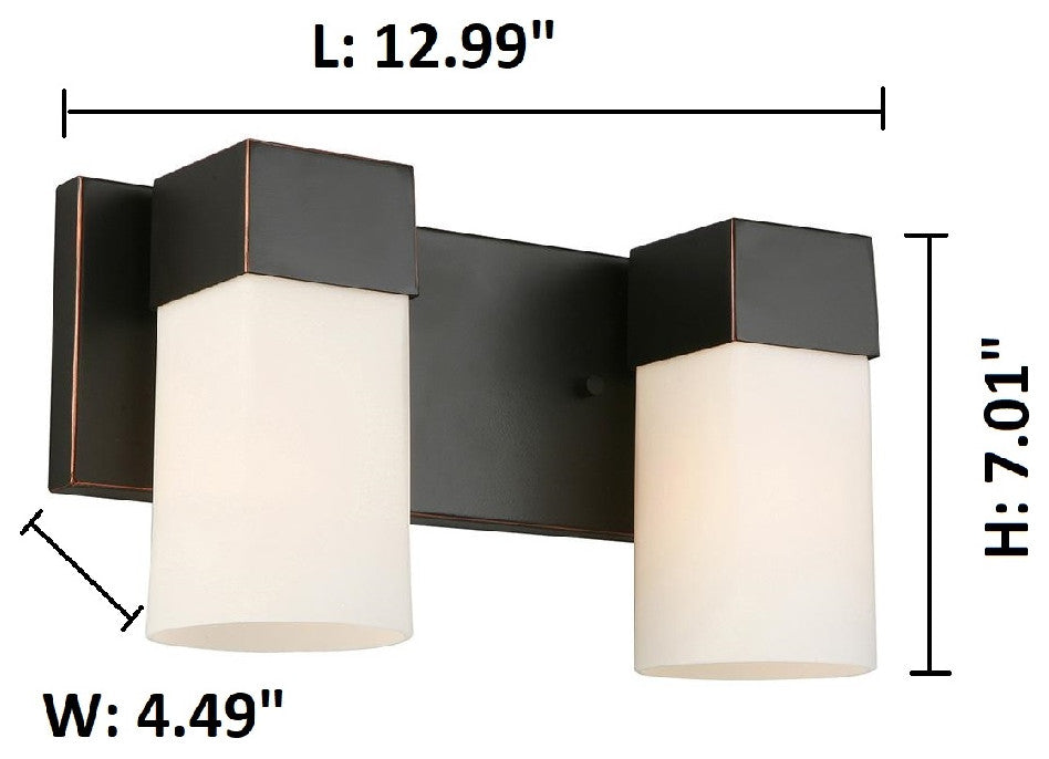 Ciara Springs 2-Light Bath Vanity Light
