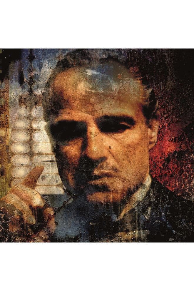 Classic Hollywood Actor Portrait | Andrew Martin Don Corleone, 59" X 59"