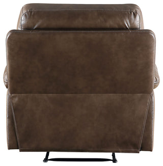 Aashi Recliner, Power Motion, Brown Leather-Gel Match