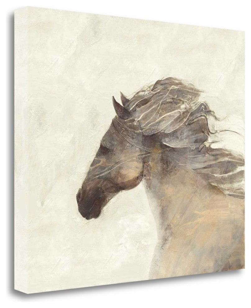 "Into The Wind IVory" By Albena Hristova, Giclee Print on Gallery Wrap Canvas