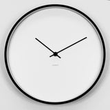 Black and White 12" Silent Wall Clock