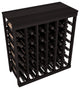 36-Bottle Kitchen Wine Rack,  Redwood, Black Stain