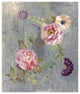 "Peonies and Paisley" Digital Paper Print by Danhui Nai, 33"x38"