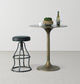 Bowie Bar Stool - Distressed Black Leather