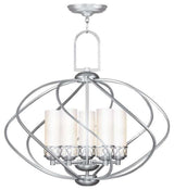 Westfield Chandelier, Brushed Nickel