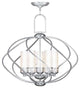 Westfield Chandelier, Brushed Nickel