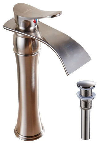 Valladolid Waterfall Bathroom Sink Faucet With Drain