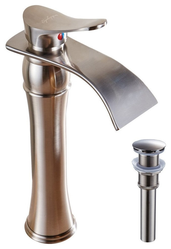 Valladolid Waterfall Bathroom Sink Faucet With Drain