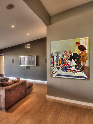 "Housecall" Painting Print on Canvas by George Hughes