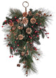 Pine Berry Cone Jingle Bell Teardrop, 27"