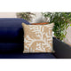 Frontporch Coral Square Pillow, 18", Neutral, 18"x18"