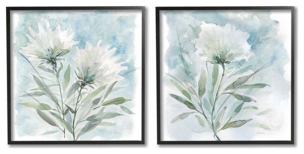 Soft Spring Flower Still Life White Watercolor Florals,24 x 24