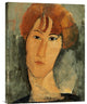 "A Young Woman" Stretched Canvas Giclee by Amedeo Modigliani, 23"x30"