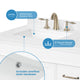 OVE Decors Salisbury Bathroom Vanity, White, 72 in