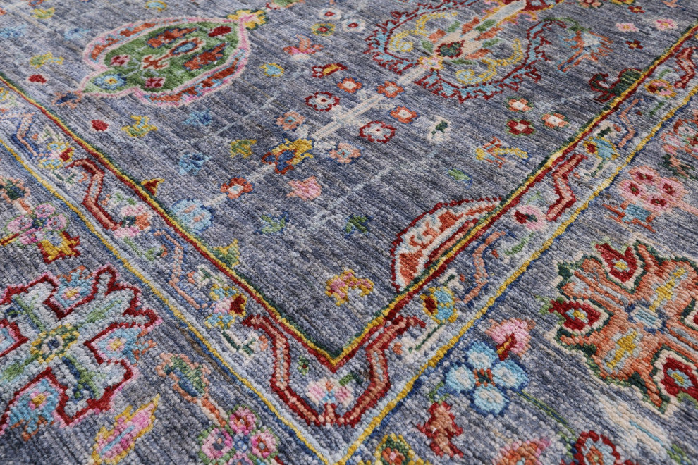 4' 0" X 6' 2" Handmade Persian Tabriz Wool Rug Q10121
