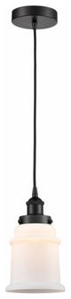 Innovations 616-1PH-BK-G181 1-Light Mini Pendant, Matte Black