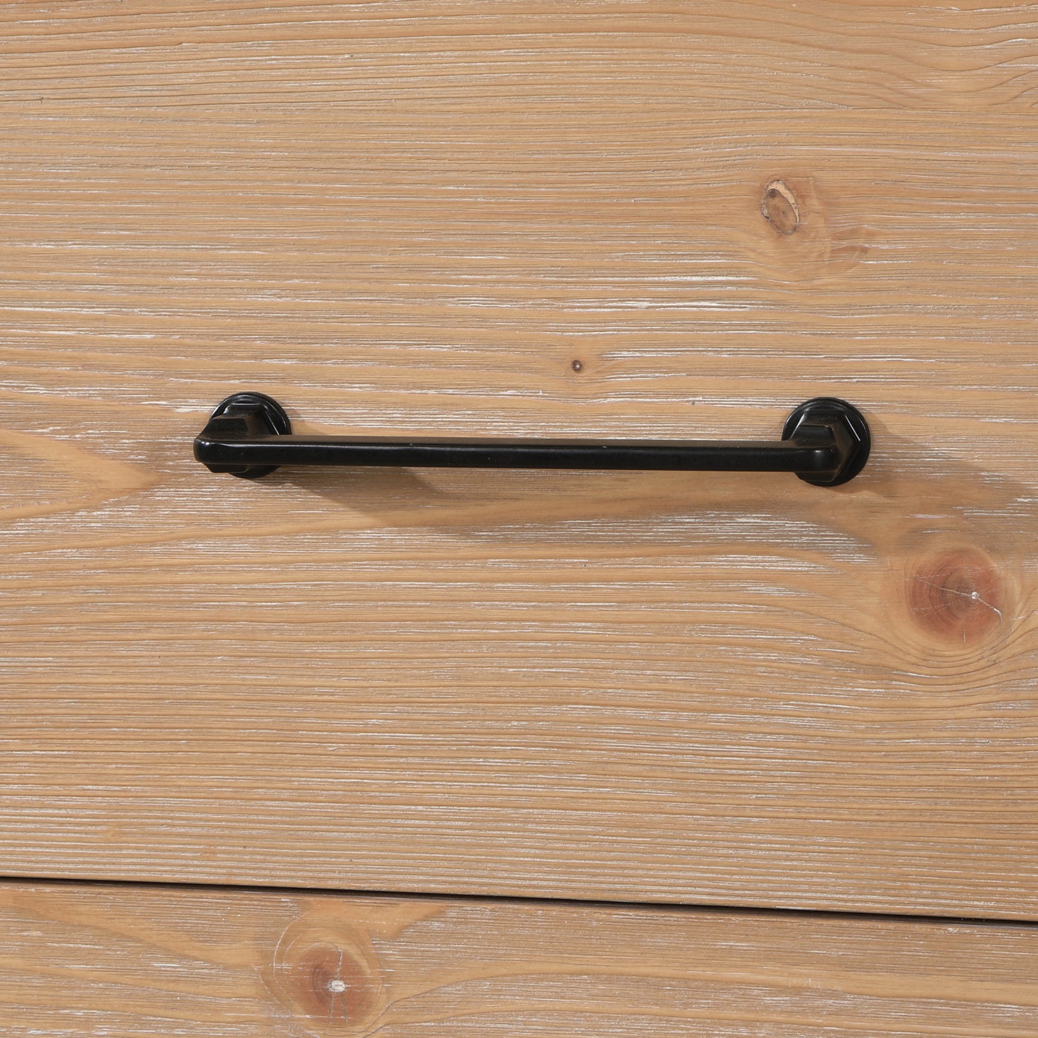 Leon Bath Vanity With Composite Stone Top, Fir Wood Brown, 72", No Mirror