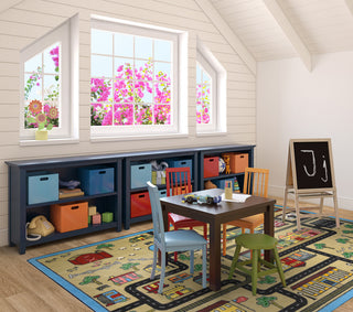 Kid Essentials Rug, Tiny Town, Sandstone, 5'4"x7'8"