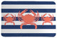 Laural Home Crab Stripe Memory Foam Rug