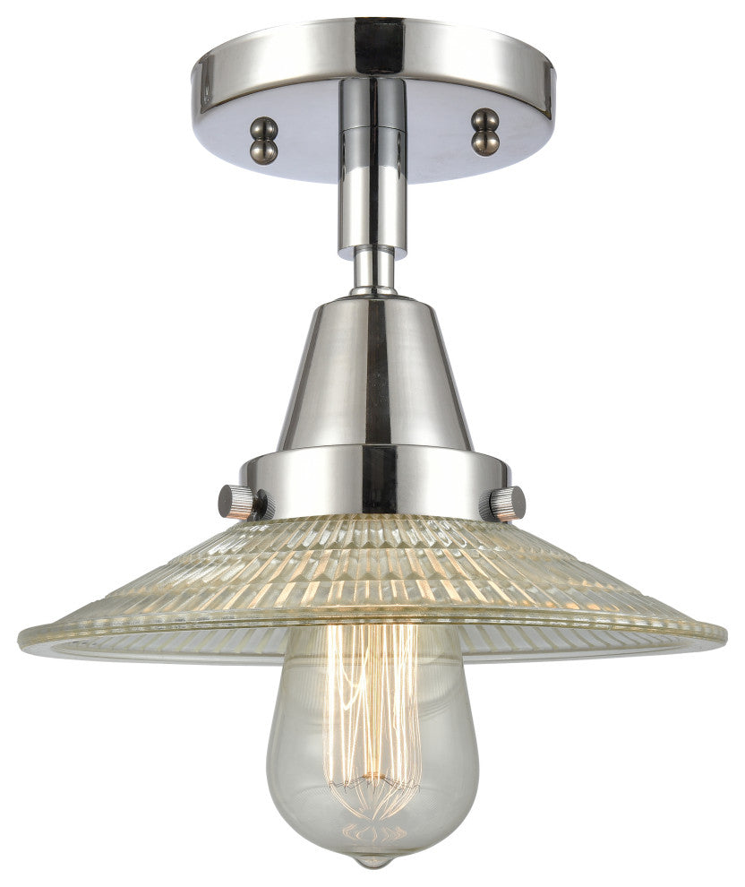 INNOVATIONS LIGHTING 447-1C-PC-G2-LED Halophane Flush Mount