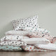 Intelligent Design Cozy Soft Cotton Flannel Printed Sheet Set, Blue Penguins