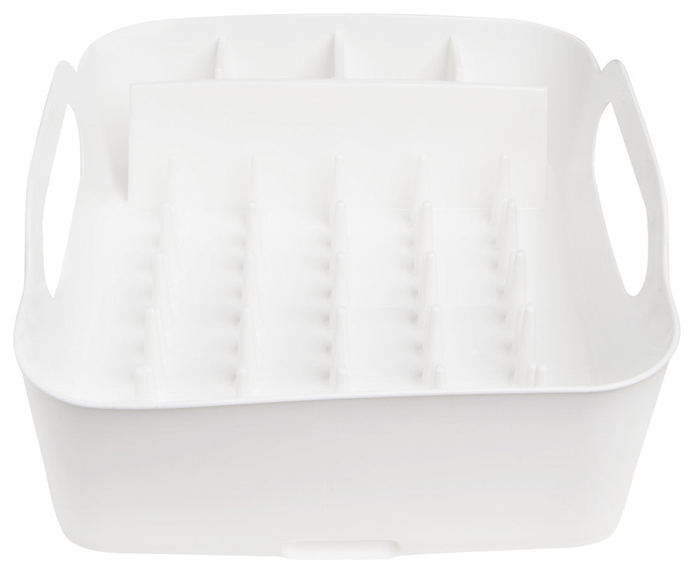 Tub Dish Rack, White
