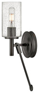 Hinkley Collier 1-Light Wall Sconce 3380BX, Black Oxide