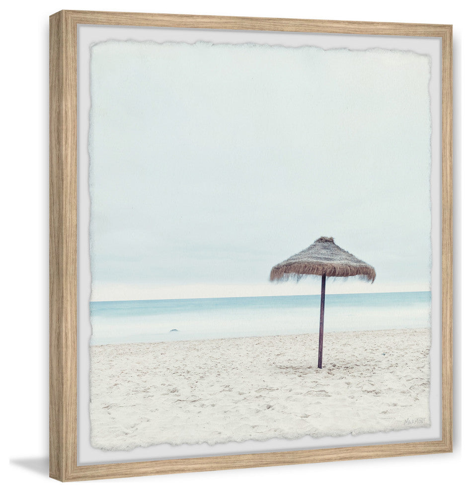 "Talk to the Sand" Framed Painting Print, 32x32