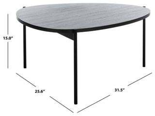Safavieh Sven Coffee Table, Dark Grey/Black