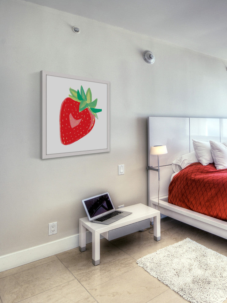"Strawberry" Framed Print by Molly Rosner