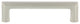 Nostalgic Warehouse Carre' Handle Pull 4" On Center, Satin Nickel