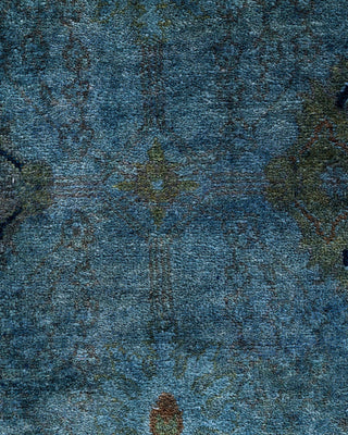 Overdyed, One-of-a-Kind Hand-Knotted Area Rug Gray, 3'1"x8'4"