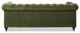 Alto 88" Tufted Chesterfield Sofa, Olive Green Performance Velvet