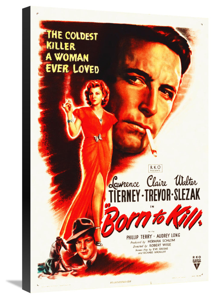 "Born To Kill" Stretched Canvas Giclee by Hollywood Photo Archive, 20x30"