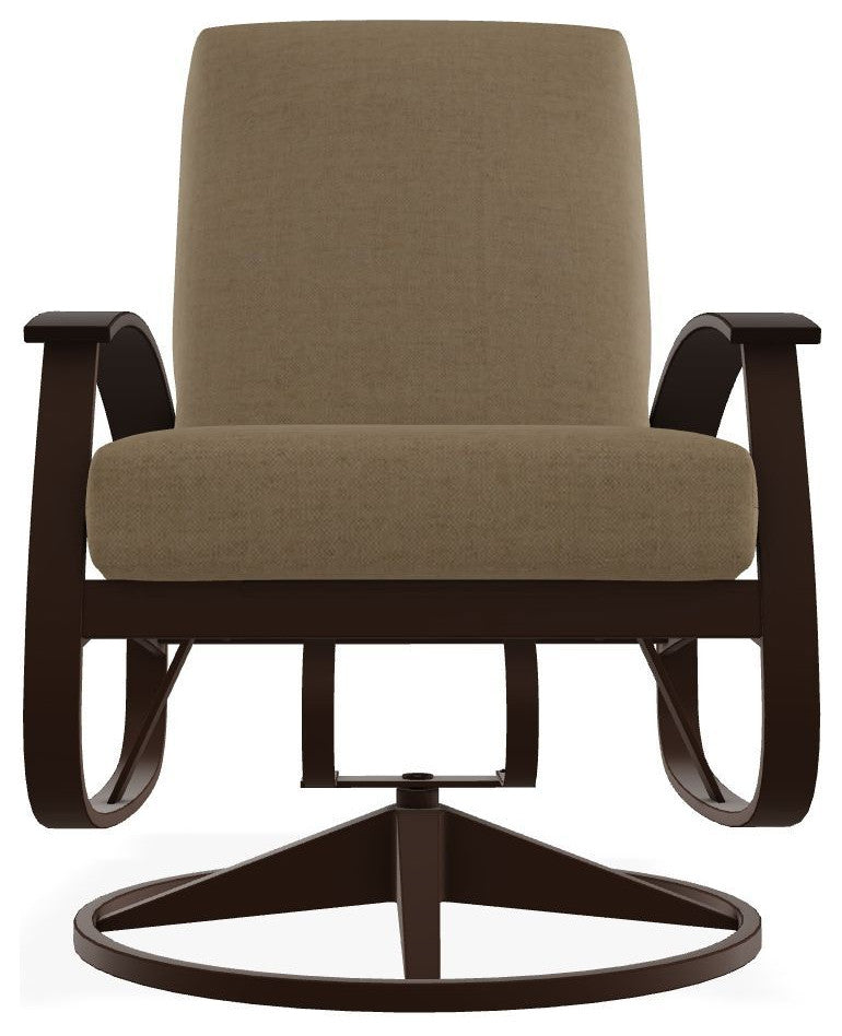 Belle Isle Cushion Outdoor Swivel Rocker, Wren/Kona