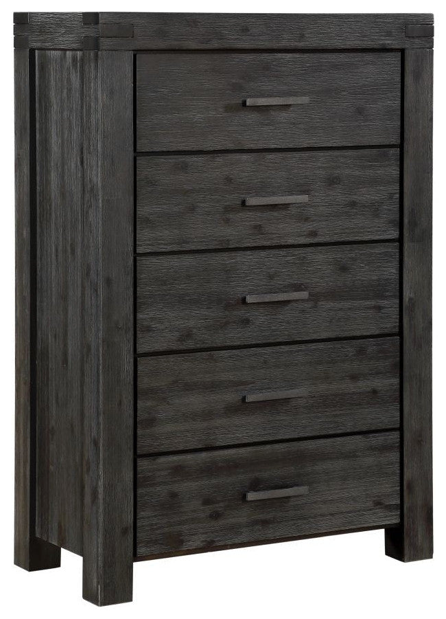 Modus Meadow 6 Piece Full Storage Bedroom Set, Graphite
