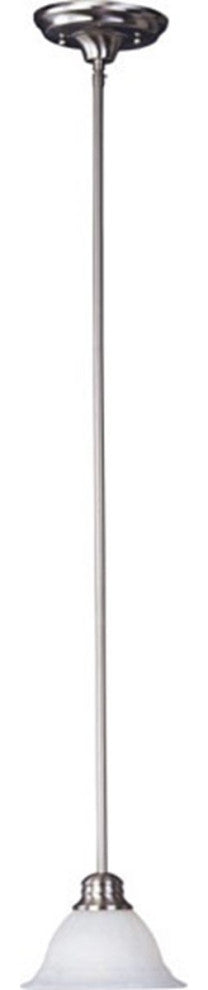 Maxim Lighting Marin 1-Light Mini Pendant Satin Nickel - 91066MRSN