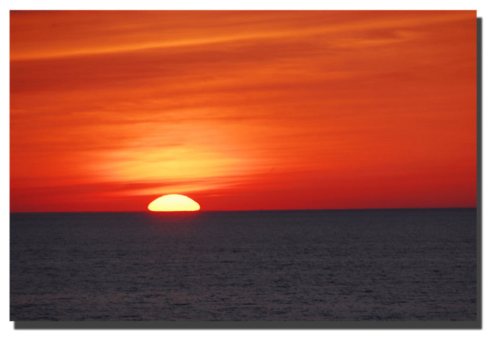 'Great Lake Sunset' Canvas Art by Kurt Shaffer