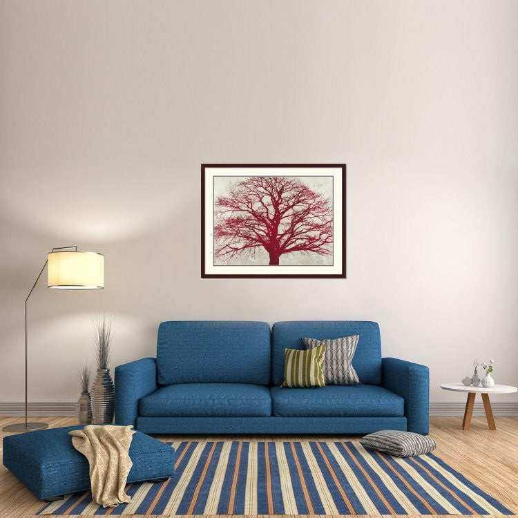 "Purple Oak" Framed Digital Print by Alessio Aprile, 48x38"