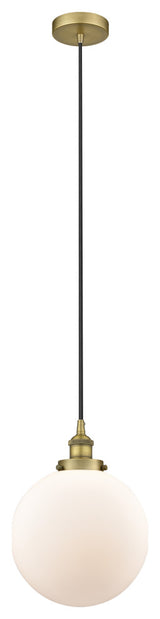 Innovations 616-1PH-BB-G201-10 1-Light Mini Pendant, Brushed Brass