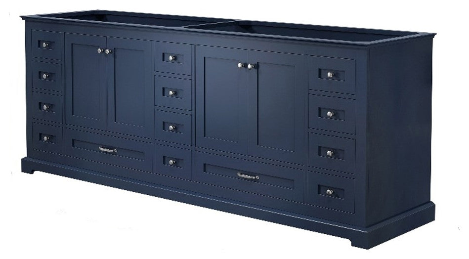 Dukes 84" Navy Blue Vanity Cabinet Only