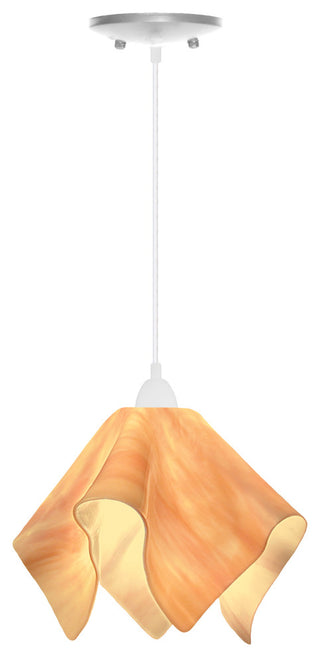 Jezebel Radiance Flame Large Pendant, Bisque