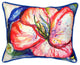 Pair of Betsy Drake Hibiscus Large Indoor/Outdoor Pillows 16x20