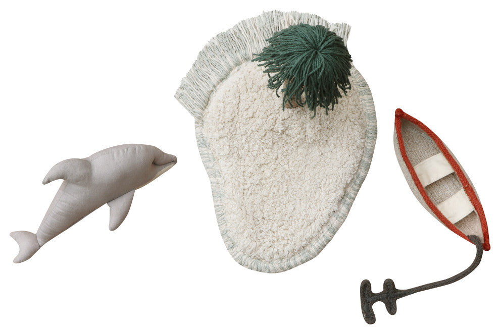 Waves Washable Play Rug