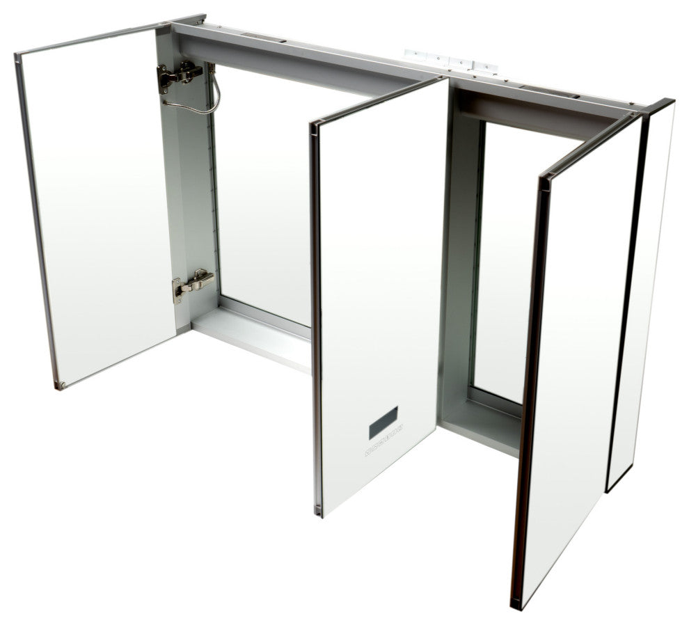ALFI brand 42" x 28" Triple Door LED Light Bluetooth Medicine Cabinet